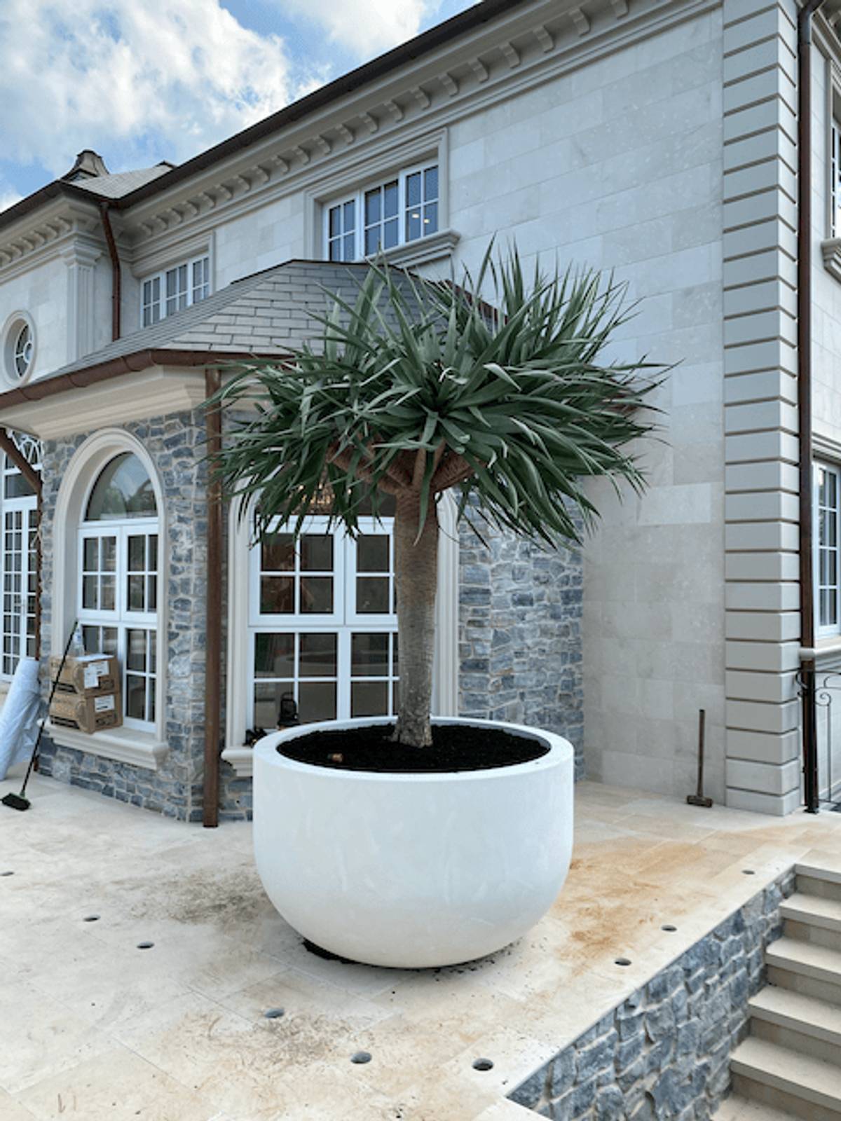 landscaping project in Stratfield